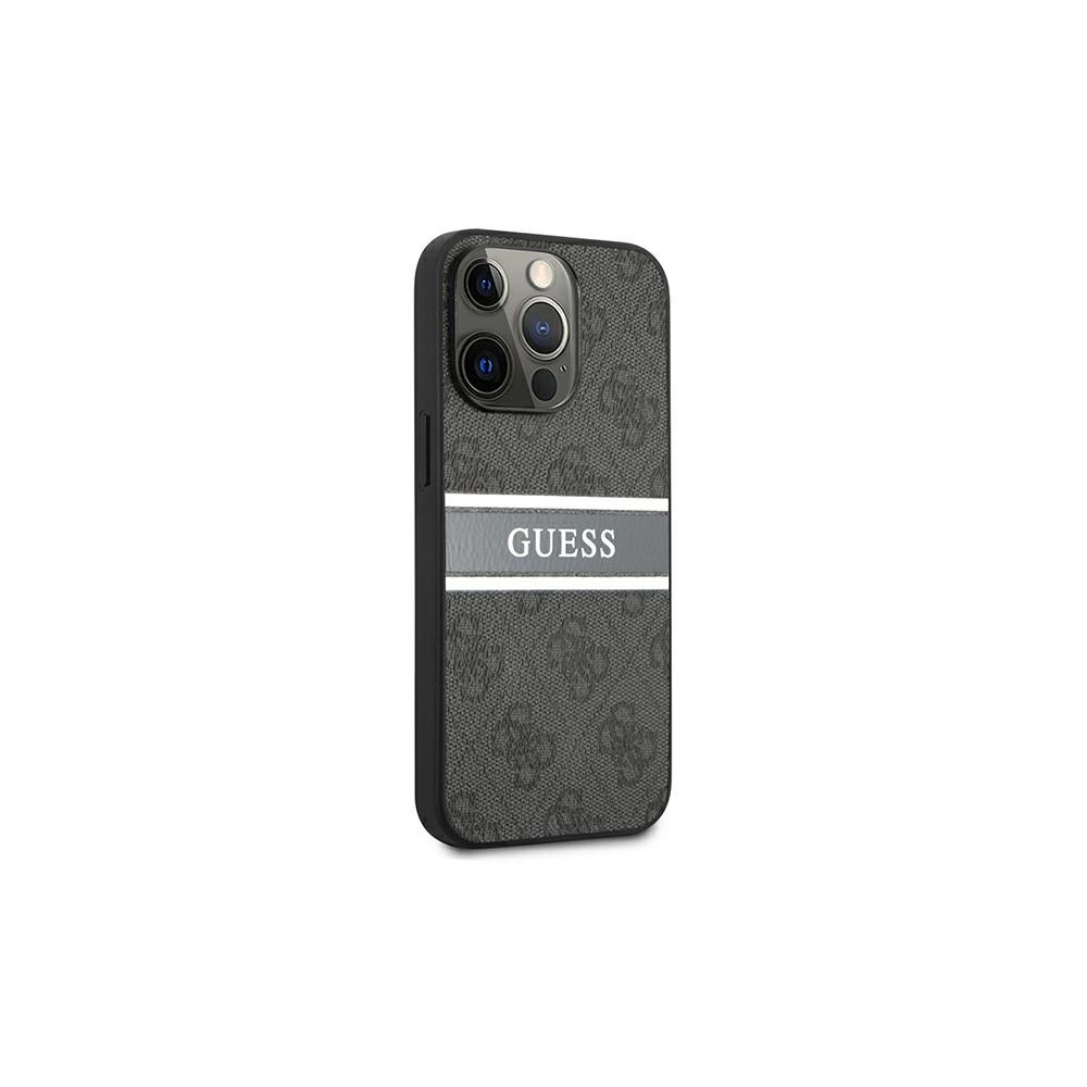 Hurtownia GSM - Case Guess GUHCP13X4GDGR Apple iPhone 13 Pro Max grau/grey hardcase 4G Stripe - GUE1337GRY - {ean13} - Hurt