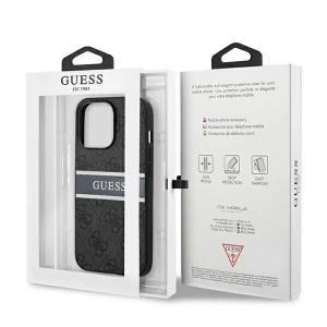 Etui Guess GUHCP13X4GDGR Apple iPhone 13 Pro Max szary/grey hardcase 4G Stripe
