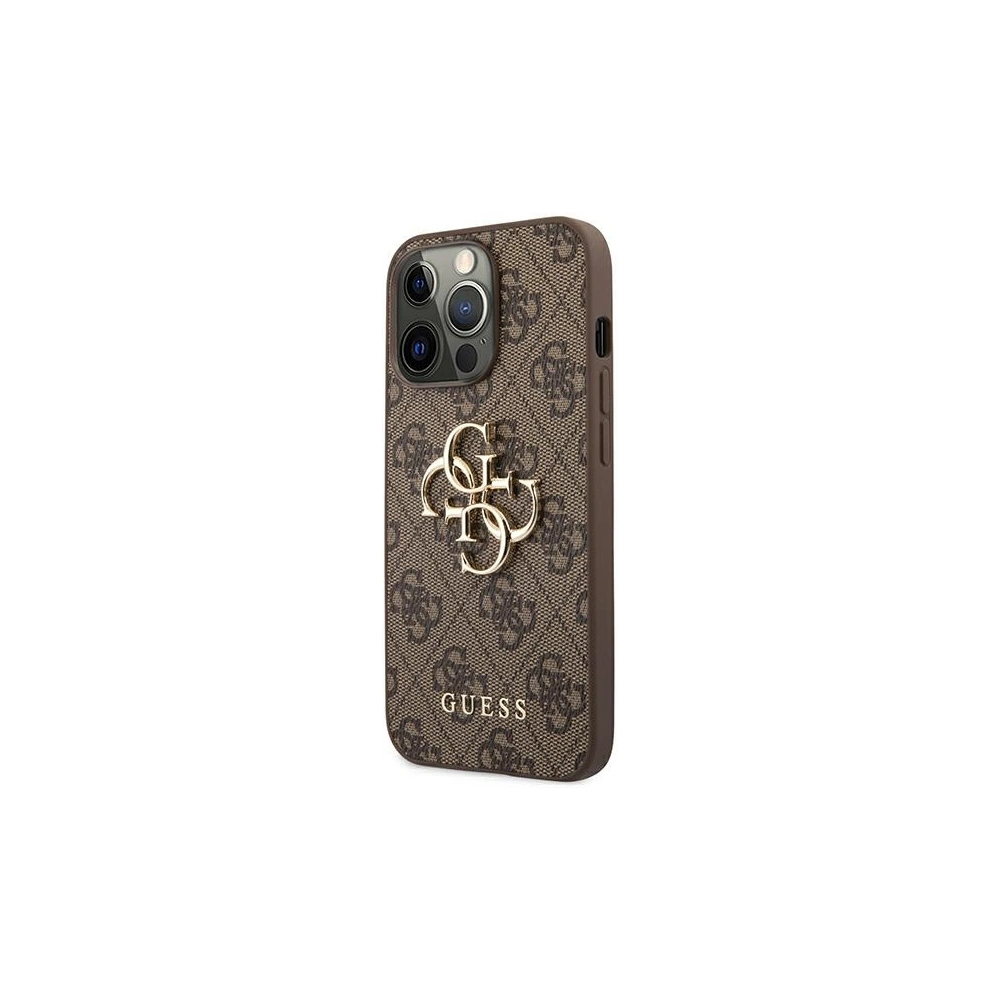 Hurtownia GSM - Etui Guess GUHCP13X4GMGBR Apple iPhone 13 Pro Max brązowy/brown hardcase 4G Big Metal Logo - GUE1338BR - {ean13} - Hurt