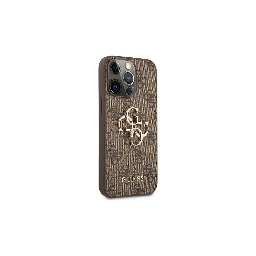 Hurtownia GSM - Etui Guess GUHCP13X4GMGBR Apple iPhone 13 Pro Max brązowy/brown hardcase 4G Big Metal Logo - GUE1338BR - {ean13} - Hurt