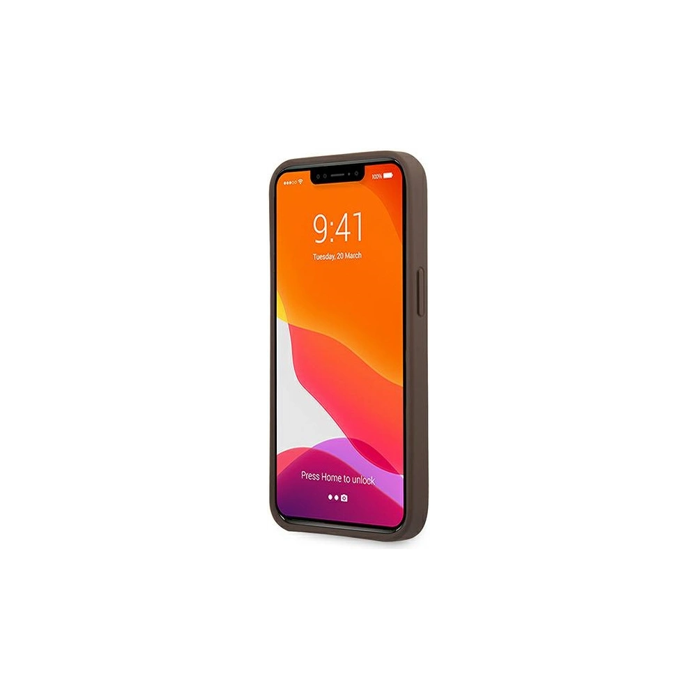 Hurtownia GSM - Etui Guess GUHCP13X4GMGBR Apple iPhone 13 Pro Max hnědý/brown hardcase 4G Big Metal Logo - GUE1338BR - {ean13} - Hurt