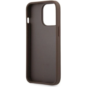 Etui Guess GUHCP13X4GMGBR Apple iPhone 13 Pro Max brązowy/brown hardcase 4G Big Metal Logo