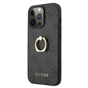 Etui Guess GUHCP13X4GMRGR Apple iPhone 13 Pro Max szary/grey hardcase 4G with ring stand