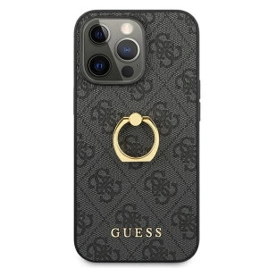 Etui Guess GUHCP13X4GMRGR Apple iPhone 13 Pro Max szary/grey hardcase 4G with ring stand