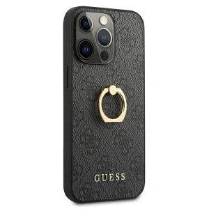 Etui Guess GUHCP13X4GMRGR Apple iPhone 13 Pro Max szary/grey hardcase 4G with ring stand