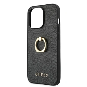 Etui Guess GUHCP13X4GMRGR Apple iPhone 13 Pro Max szary/grey hardcase 4G with ring stand