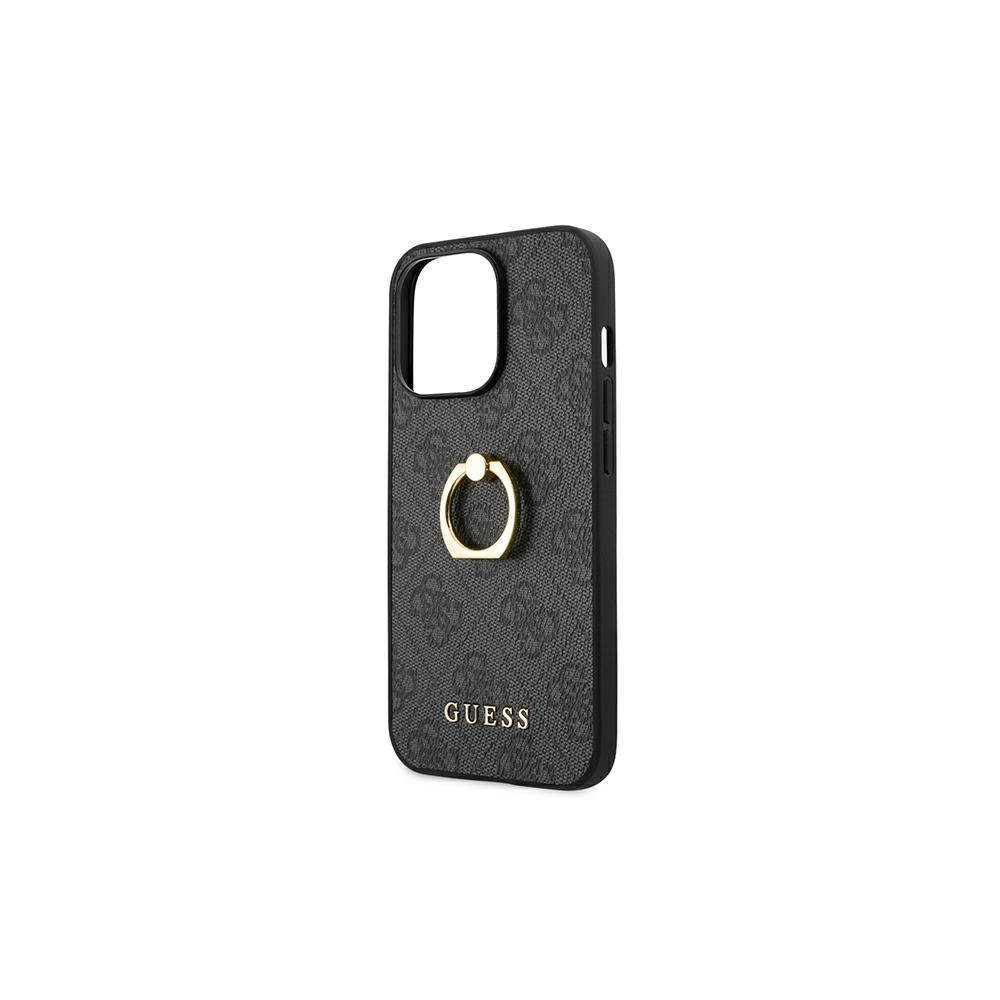 Wholesale Guess GUHCP13X4GMRGR Apple iPhone 13 Pro Max grey hardcase 4G with ring stand - GUE1339GRY - {ean13} - Hurt