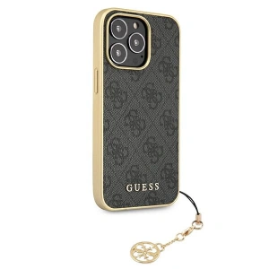 Etui Guess GUHCP13XGF4GGR Apple iPhone 13 Pro Max szary/grey hardcase 4G Charms Collection