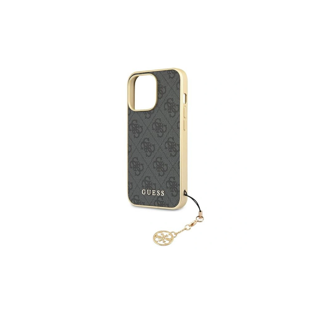 Hurtownia GSM - Etui Guess GUHCP13XGF4GGR Apple iPhone 13 Pro Max szary/grey hardcase 4G Charms Collection - GUE1340GRY - {ean13} - Hurt