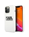 Etui Karl Lagerfeld KLHCP13XSLKLWH Apple iPhone 13 Pro Max Silicone Stack Logo biały/white