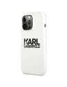 Hurtownia GSM - Etui Karl Lagerfeld KLHCP13XSLKLWH Apple iPhone 13 Pro Max Silicone Stack Logo biały/white - KLD698WHT - {ean13} - Hurt