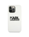 Hurtownia GSM - Etui Karl Lagerfeld KLHCP13XSLKLWH Apple iPhone 13 Pro Max Silicone Stack Logo biały/white - KLD698WHT - {ean13} - Hurt