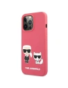 Hurtownia GSM - Etui Karl Lagerfeld KLHCP13XSSKCP Apple iPhone 13 Pro Max hardcase różowy/pink Silicone Karl & Choupette - KLD699PNK - {ean13} - Hurt