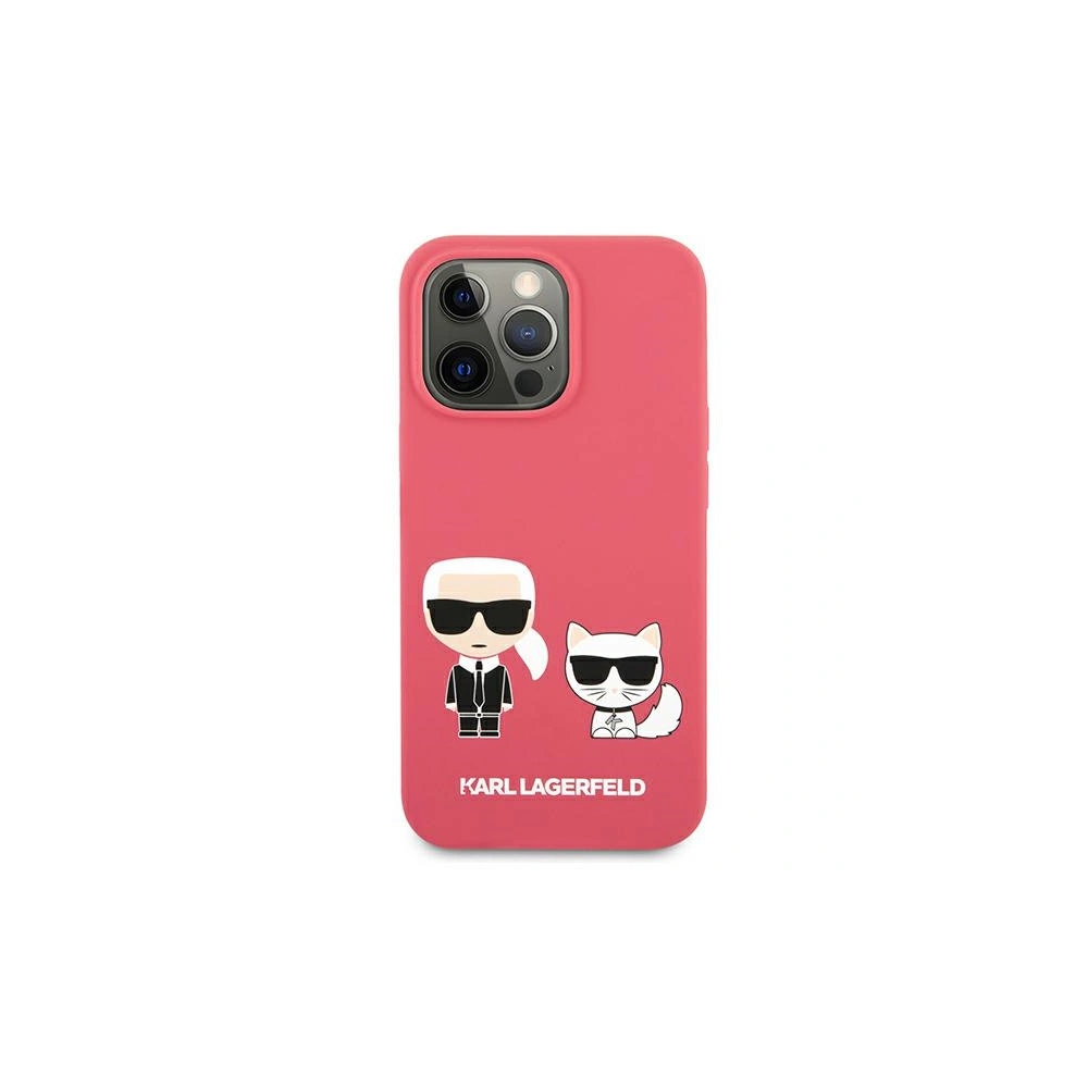 Hurtownia GSM - Etui Karl Lagerfeld KLHCP13XSSKCP Apple iPhone 13 Pro Max hardcase różowy/pink Silicone Karl & Choupette - KLD699PNK - {ean13} - Hurt