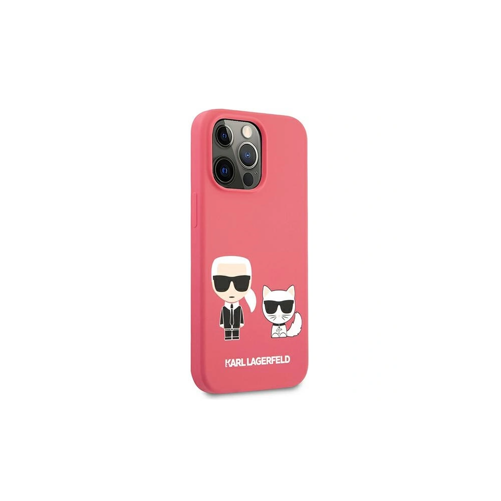 Hurtownia GSM - Etui Karl Lagerfeld KLHCP13XSSKCP Apple iPhone 13 Pro Max hardcase różowy/pink Silicone Karl & Choupette - KLD699PNK - {ean13} - Hurt