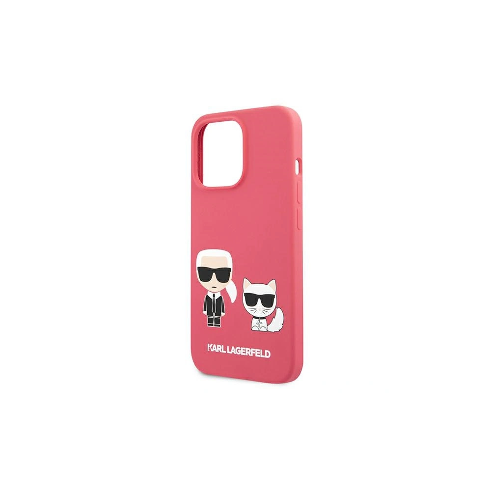Hurtownia GSM - Etui Karl Lagerfeld KLHCP13XSSKCP Apple iPhone 13 Pro Max hardcase różowy/pink Silicone Karl & Choupette - KLD699PNK - {ean13} - Hurt