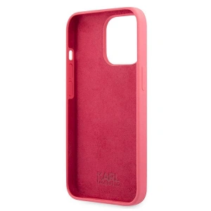 Etui Karl Lagerfeld KLHCP13XSSKCP Apple iPhone 13 Pro Max hardcase różowy/pink Silicone Karl & Choupette