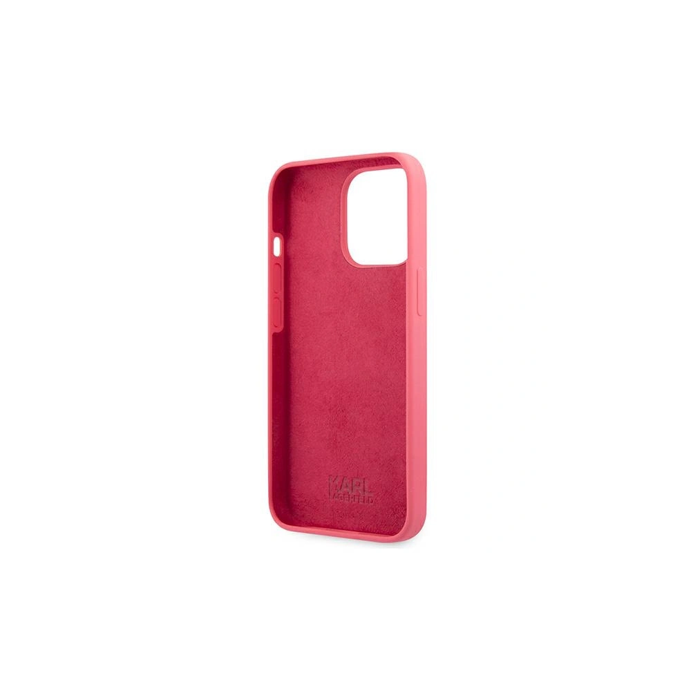 Hurtownia GSM - Etui Karl Lagerfeld KLHCP13XSSKCP Apple iPhone 13 Pro Max hardcase różowy/pink Silicone Karl & Choupette - KLD699PNK - {ean13} - Hurt