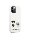Hurtownia GSM - Etui Karl Lagerfeld KLHCP13XSSKCW Apple iPhone 13 Pro Max hardcase biały/white Silicone Karl & Choupette - KLD700WHT - {ean13} - Hurt