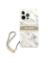 Hurtownia GSM - Etui Guess GUHCP13XKMABGR Apple iPhone 13 Pro Max szary/grey hardcase Marble Strap Collection - GUE1343GRY - {ean13} - Hurt