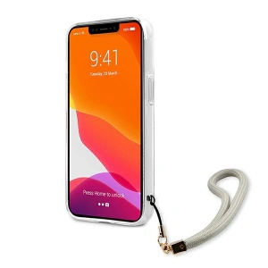 Etui Guess GUHCP13XKMABGR Apple iPhone 13 Pro Max szary/grey hardcase Marble Strap Collection