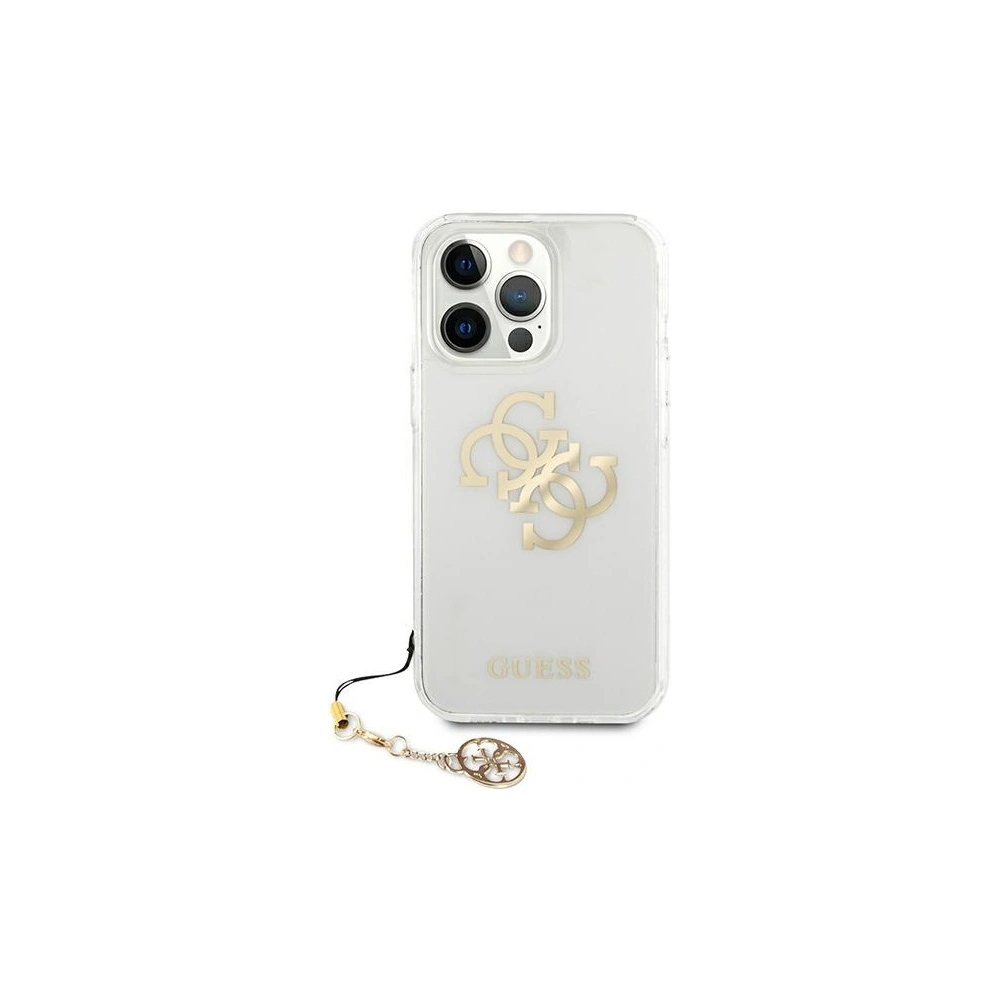 Hurtownia GSM - Etui Guess GUHCP13XKS4GGO Apple iPhone 13 Pro Max Transparent hardcase 4G Gold Charms Collection - GUE1344CL - {ean13} - Hurt
