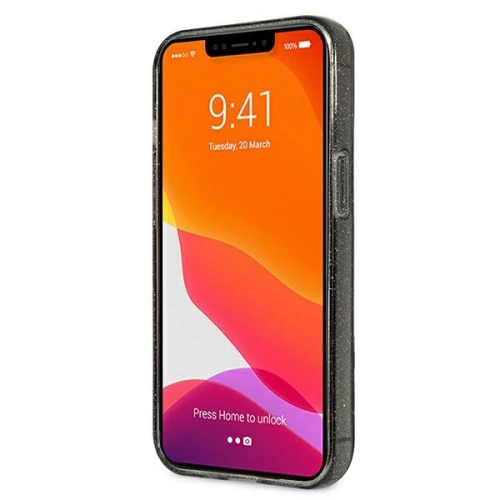 Etui Guess GUHCP13XPCUGL4GBK Apple iPhone 13 Pro Max czarny/black hard case Glitter 4G Big Logo