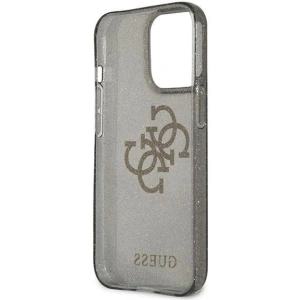 Etui Guess GUHCP13XPCUGL4GBK Apple iPhone 13 Pro Max czarny/black hard case Glitter 4G Big Logo