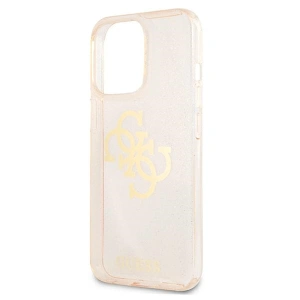 Etui Guess GUHCP13XPCUGL4GGO Apple iPhone 13 Pro Max złoty/gold hard case Glitter 4G Big Logo