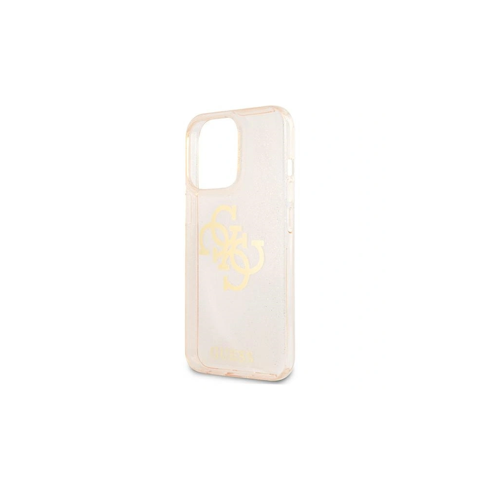 Hurtownia GSM - Etui Guess GUHCP13XPCUGL4GGO Apple iPhone 13 Pro Max zlatý/gold tvrdý obal Glitter 4G Velké logo - GUE1346GLD - {ean13} - Hurt
