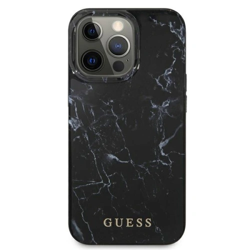 Etui Guess GUHCP13XPCUMABK Apple iPhone 13 Pro Max czarny/black hardcase Marble