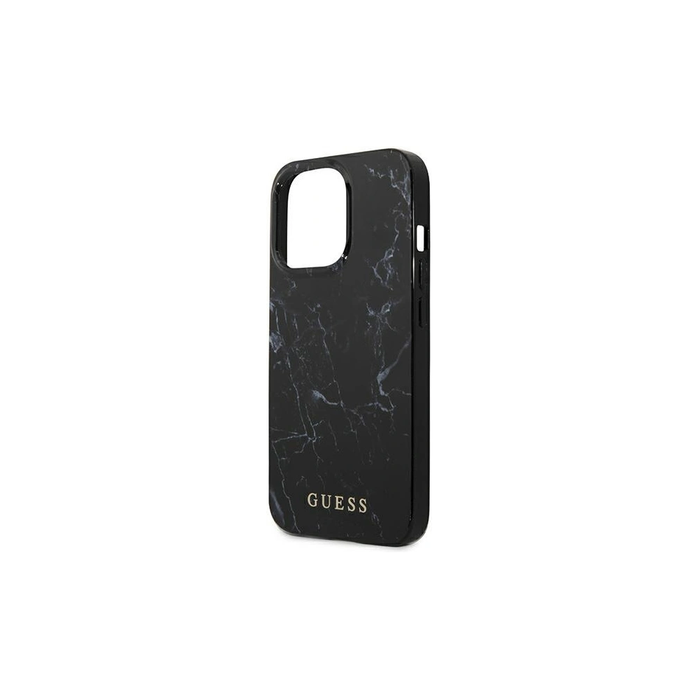 Wholesale Guess GUHCP13XPCUMABK Apple iPhone 13 Pro Max black hardcase Marble - GUE1347BLK - {ean13} - Hurt