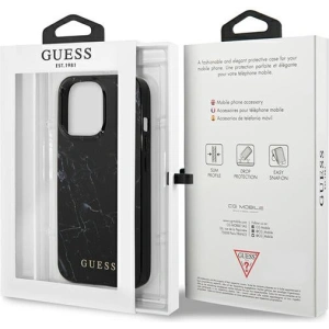 Etui Guess GUHCP13XPCUMABK Apple iPhone 13 Pro Max czarny/black hardcase Marble