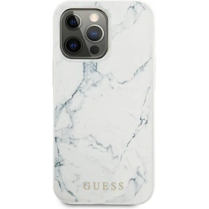 Etui Guess GUHCP13XPCUMAWH Apple iPhone 13 Pro Max biały/white hardcase Marble