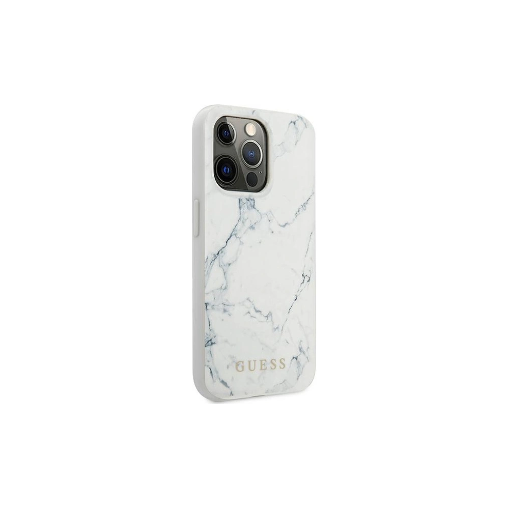 Hurtownia GSM - Etui Guess GUHCP13XPCUMAWH Apple iPhone 13 Pro Max biały/white hardcase Marble - GUE1348WHT - {ean13} - Hurt