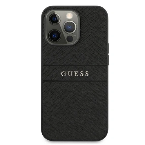 Etui Guess GUHCP13XPSASBBK Apple iPhone 13 Pro Max czarny/black Saffiano Strap