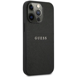 Etui Guess GUHCP13XPSASBBK Apple iPhone 13 Pro Max czarny/black Saffiano Strap