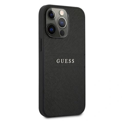 Etui Guess GUHCP13XPSASBBK Apple iPhone 13 Pro Max czarny/black Saffiano Strap