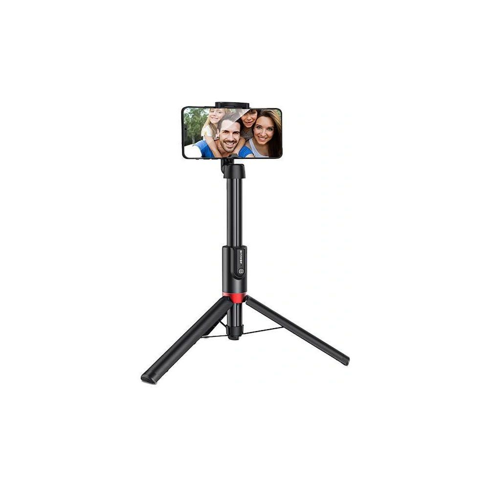 Hurtownia GSM - Selfie stick, statyw Bluetooth BlitzWolf BW-BS10 Plus do smartfonów (czarny) - BLZ392 - {ean13} - Hurt