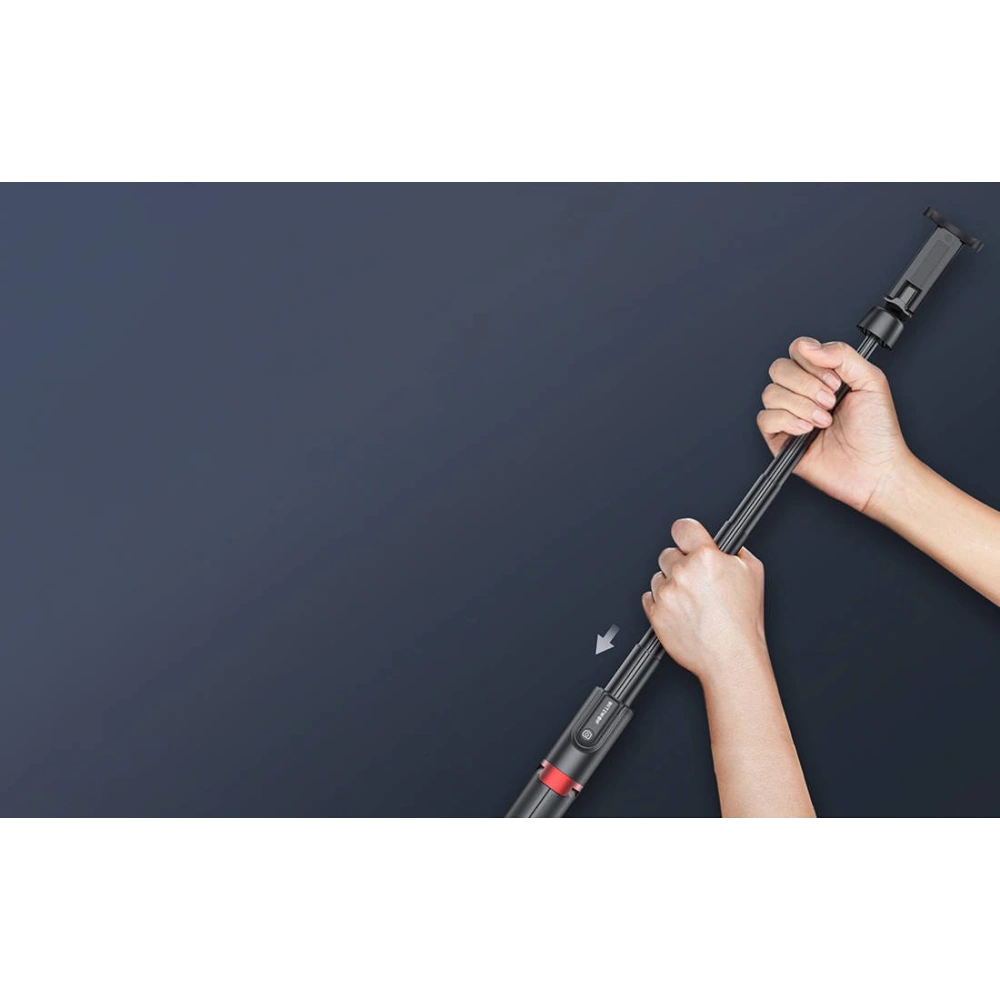 Hurtownia GSM - Selfie stick, statyw Bluetooth BlitzWolf BW-BS10 Plus do smartfonów (czarny) - BLZ392 - {ean13} - Hurt