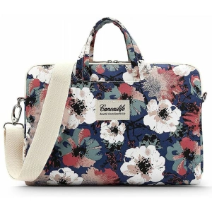 Torba Canvaslife na laptop 13-14 palců Modrá Kamelie