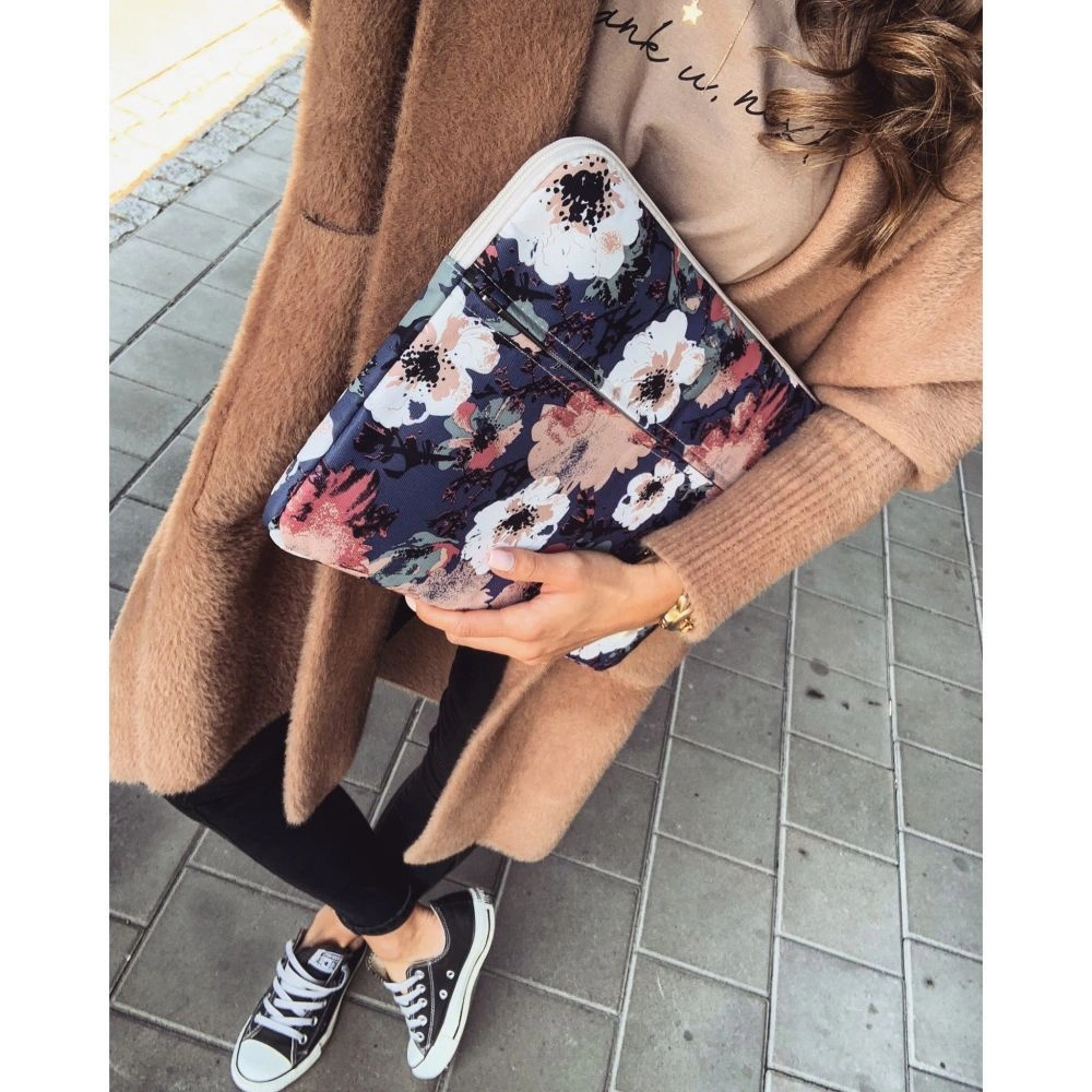 Wholesale Canvaslife Sleeve Bag 15-16 inch Navy Rose - CNF011NAVROS - {ean13} - Hurt