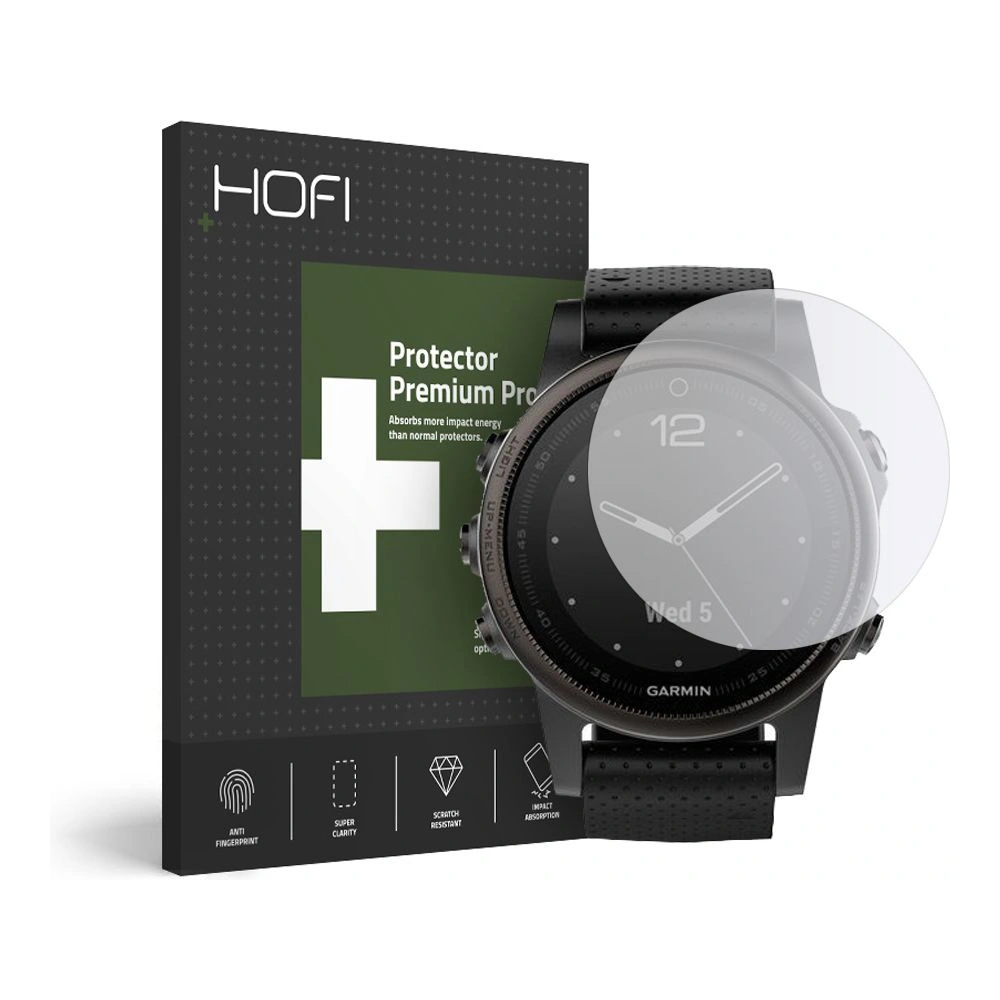 Hurtownia GSM - Szkło hartowane Hofi Glass Pro+ Garmin Fenix 5S/6S/6S Pro/7S - HOFI003 - {ean13} - Hurt
