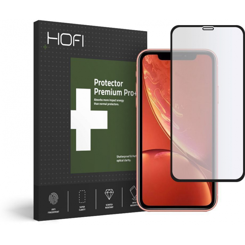 Hofi Distributor - 5906735414608 - HOFI011BLK - Hofi Hybrid Glass Apple iPhone 11 Black - B2B homescreen