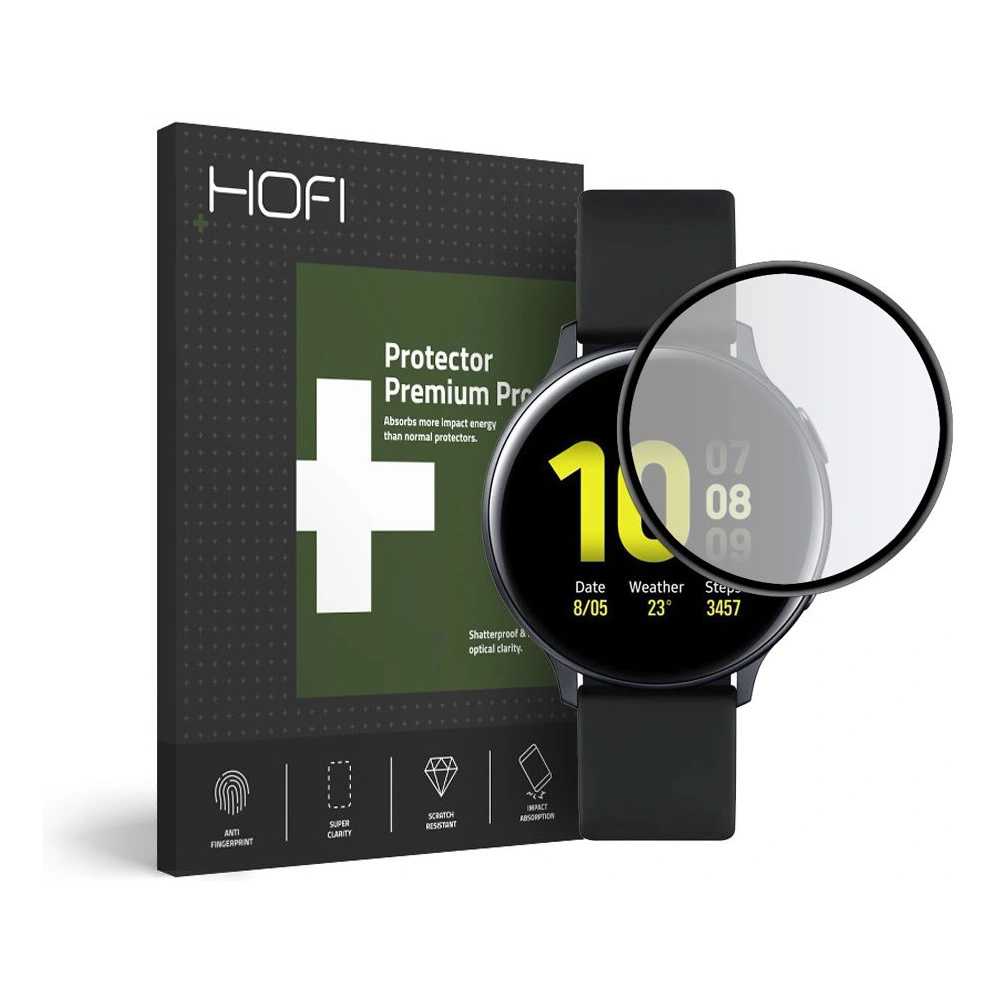 Hurtownia GSM - Szkło hybrydowe Hofi Hybrid Glass Samsung Galaxy Watch Active 2 44mm Black - HOFI020BLK - {ean13} - Hurt