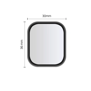 Hybrid Glass Hofi for Apple Watch 40mm Black
