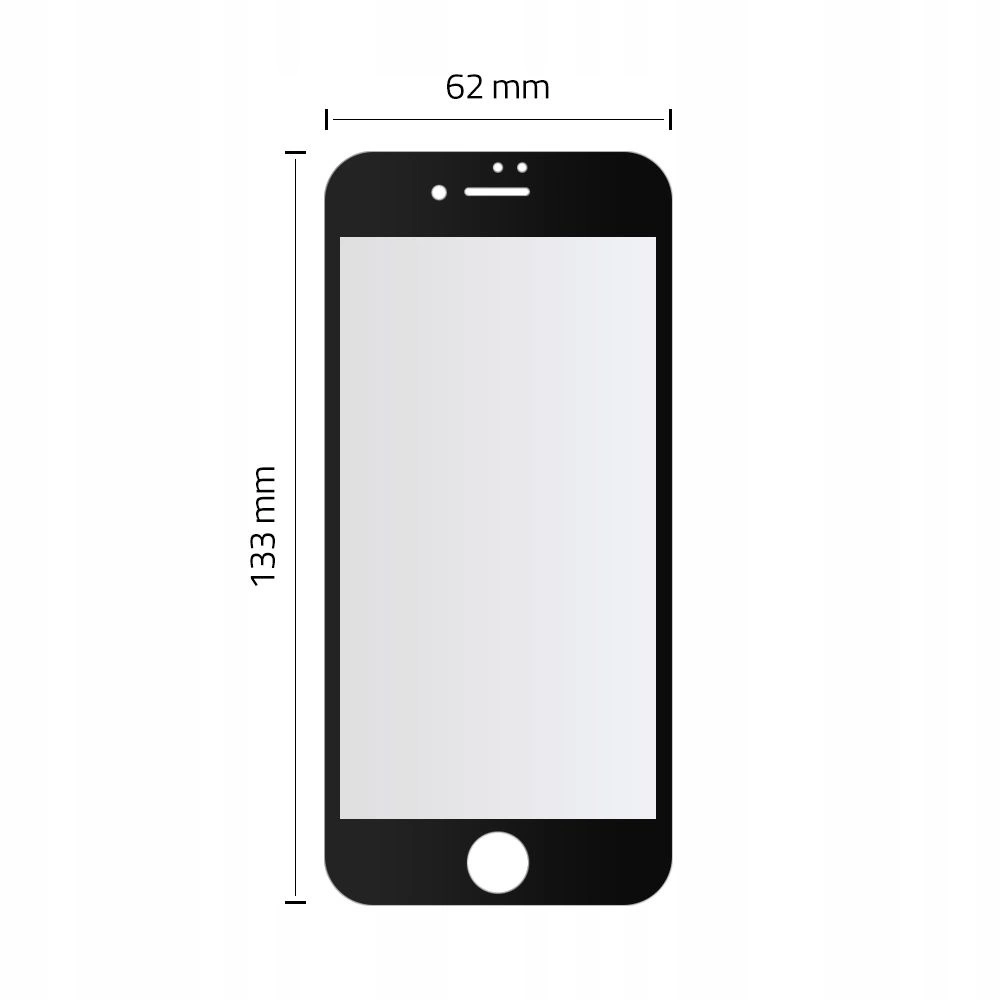 Hurtownia GSM - Szkło hybrydowe Hofi Ultraflex Glass Apple iPhone SE 2022/SE 2020/8/7 Black - HOFI025BLK - {ean13} - Hurt