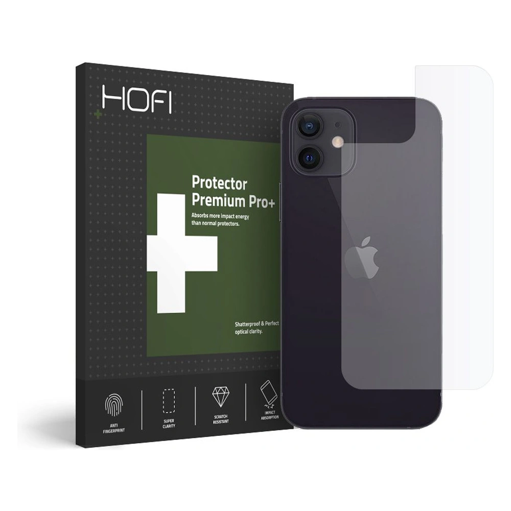 Hurtownia GSM - Szkło hybrydowe na tył Hofi Hybrid Pro+ Back Protector Apple iPhone 12 mini - HOFI051 - {ean13} - Hurt
