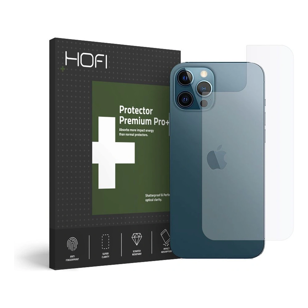 Hurtownia GSM - Szkło hybrydowe na tył Hofi Hybrid Pro+ Back Protector Apple iPhone 12/12 Pro - HOFI052 - {ean13} - Hurt