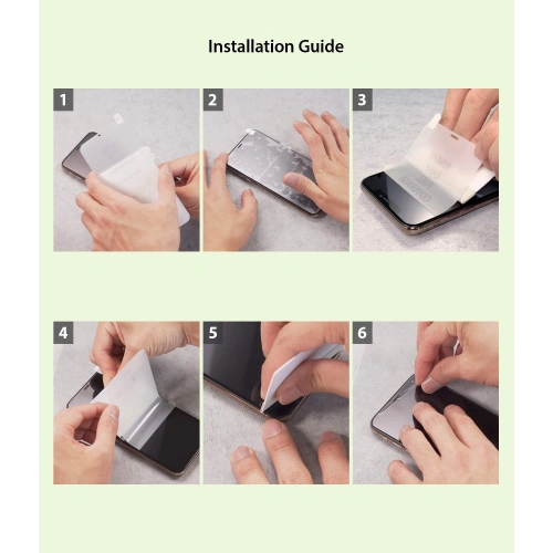 Folia Ringke Dual Easy Full Cover Huawei Mate 20 Case Friendly